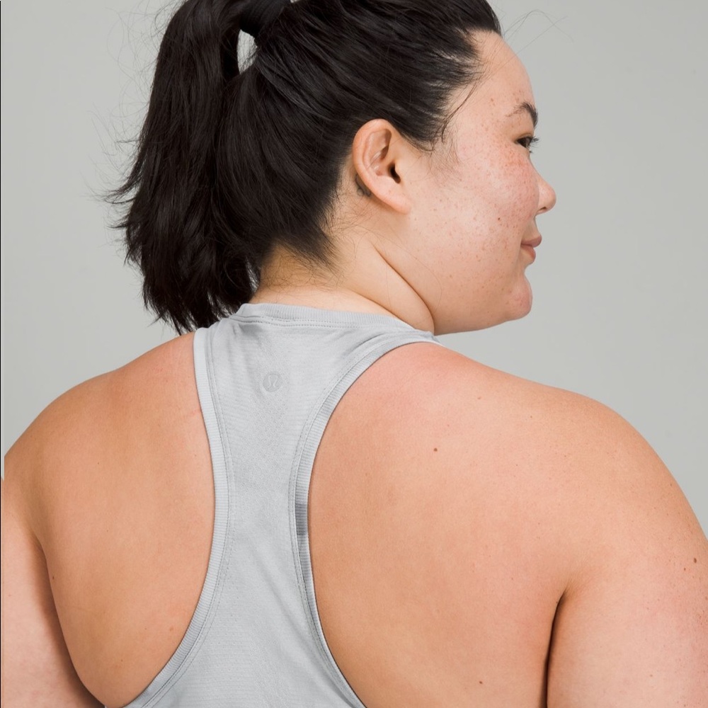 Swiftly tech racerback tank *race length marble dye rhino grey 6 lululemon nwt - Picture 9 of 13